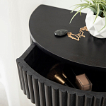 Прикроватный подвесной столик с ящиком черный Bedside Hanging Table варинант исполнения - 3 | Loft Concept в Сочи