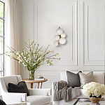 Бра с золотым основанием и 5-ю белыми шарообразными плафонами Bubble варинант исполнения - 4 | Loft Concept в Сочи