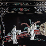 Шкаф черный в китайском стиле  Chinese Cabinet Black варинант исполнения - 3 | Loft Concept в Сочи