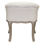 Кресло низкое в стиле прованс Бежевый Лен Louis French Armchair  варинант исполнения - 2 | Loft Concept в Сочи