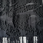 Гобелен из шерсти мериноса с узелками Ночь  варинант исполнения - 1 | Loft Concept в Сочи