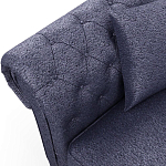 Мебельная ткань Шенилл синий цвет 138 см T4-33 варинант исполнения - 7 | Loft Concept в Сочи