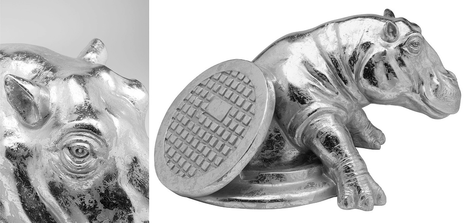 Статуэтка Chrome Hippo - Loft-Concept в Сочи