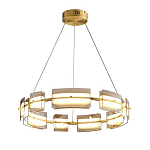 Люстра круглая с янтарными стеклянными плафонами Lighting of Space варинант исполнения - 1 | Loft Concept в Сочи