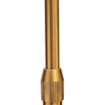 Торшер с мраморным столиком и золотым плафоном Ezio Floor Lamp варинант исполнения - 3 | Loft Concept в Сочи