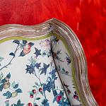 Диван из натурального бука бежевый с изображением птиц и цветов Beige Green Chinoiserie Garden Sofa варинант исполнения - 10 | Loft Concept в Сочи