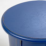 Синяя тумба на фигурных ножках Shelby варинант исполнения - 4 | Loft Concept в Сочи