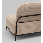 Диван Стоун велюр рельефный бежевый варинант исполнения - 4 | Loft Concept в Сочи