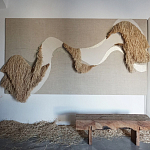 Декор настенный в Эко стиле Малибу wall panel Malibu Abstraction варинант исполнения - 1 | Loft Concept в Сочи