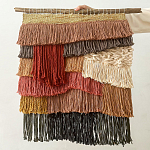 Текстильное Панно с бахромой варинант исполнения - 2 | Loft Concept в Сочи