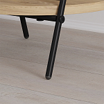 Стол приставной с 2-мя круглыми столешницами из дерева ESSEL OAK варинант исполнения - 2 | Loft Concept в Сочи