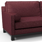 Мебельная ткань Шенилл бордовый цвет 138 см T4-38 варинант исполнения - 6 | Loft Concept в Сочи