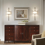 Бра вертикальное с белым полукруглым плафоном и длинным стержнем S Kichler варинант исполнения - 15 | Loft Concept в Сочи