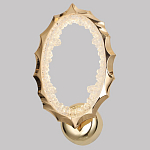 Бра овальное светодиодное с золотистым каркасом Ring of Fire варинант исполнения - 1 | Loft Concept в Сочи