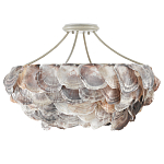 Потолочный светильник с каскадным абажуром из ракушек Sea Ravens варинант исполнения - 3 | Loft Concept в Сочи