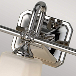 Бра для ванных комнат с квадратными матовыми плафонами на основании цвета хром Feiss варинант исполнения - 7 | Loft Concept в Сочи