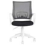 Офисное кресло с основанием из белого пластика Desk chairs Black варинант исполнения - 2 | Loft Concept в Сочи