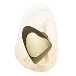 Бра овальное из стекла с золотым элементом Flow Texture  варинант исполнения - 4 | Loft Concept в Сочи