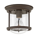 Потолочный светильник для ванных комнат со стеклянным плафоном и одной лампой Hinkley варинант исполнения - 8 | Loft Concept в Сочи