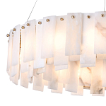 Люстра круглая декорированная натуральным камнем Stone Interior Accent варинант исполнения - 3 | Loft Concept в Сочи