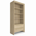  Стеллаж 2 ящика 4 открытые полки Flowchart 90 см варинант исполнения - 2 | Loft Concept в Сочи