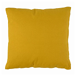 Подушка декоративная хлопковая горчичного цвета с абстрактным принтом Elysian Flow Sunset варинант исполнения - 2 | Loft Concept в Сочи