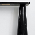 Консоль чёрная на 2-х конусообразных ножках Eros варинант исполнения - 3 | Loft Concept в Сочи