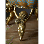 Чаша с орнаментом на бронзовых ножках в виде ангелов Eden Garden варинант исполнения - 7 | Loft Concept в Сочи