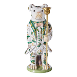 Подсвечник в виде собачки из фарфора с бронзовыми элементами Eden Garden варинант исполнения - 4 | Loft Concept в Сочи