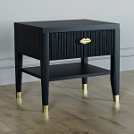 Прикроватная тумбочка с ящиком Elsa Dreams Black варинант исполнения - 1 | Loft Concept в Сочи