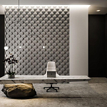 Гипсовая 3D Панель M-06 варинант исполнения - 1 | Loft Concept в Сочи