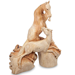 Статуэтка из дерева лошади Animals of the World 25 варинант исполнения - 2 | Loft Concept в Сочи