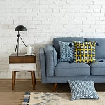 Чехол на подушку с двусторонним принтом и кисточками Ophelia Grove варинант исполнения - 4 | Loft Concept в Сочи