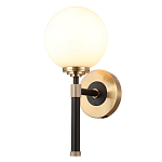 Бра с белым стеклянным плафоном в форме шара Cedar & Moss Light варинант исполнения - 1 | Loft Concept в Сочи