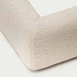 Кровать со съемным бежевым чехлом из ткани букле White Boucle Collection варинант исполнения - 5 | Loft Concept в Сочи