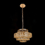 Люстра хрустальная в неоклассическом стиле на золотистом каркасе Majesty варинант исполнения - 2 | Loft Concept в Сочи