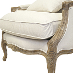 Кресло Ava Classical Armchair beige flax варинант исполнения - 4 | Loft Concept в Сочи