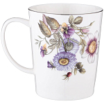Кружка фарфоровая с рисунком цветов 400 мл Garden Whisper Porcelain Set  варинант исполнения - 1 | Loft Concept в Сочи