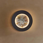 Бра в форме диска цвета латунь Brass Borders варинант исполнения - 5 | Loft Concept в Сочи