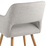 Стул в рогожке серого цвета NEASAN STOOL варинант исполнения - 6 | Loft Concept в Сочи