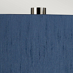 Настольная лампа с цилиндрическим абажуром и прозрачным стеклянным основанием Quintiesse варинант исполнения - 10 | Loft Concept в Сочи