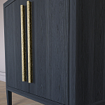 Современный Буфет Primo с 2 дверцами Черный дуб варинант исполнения - 5 | Loft Concept в Сочи