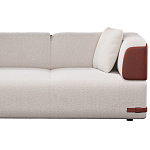 Трехместный диван Richmond с кожаной отделкой варинант исполнения - 5 | Loft Concept в Сочи