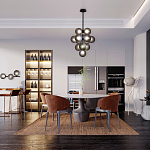 Люстра в форме виноградой грозди Inflorescence варинант исполнения - 4 | Loft Concept в Сочи