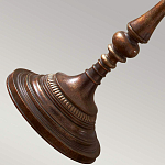 Торшер классического стиля цвета темная бронза с бежевым льяным абажуром Feiss варинант исполнения - 4 | Loft Concept в Сочи