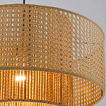 Подвесной светильник с абажуром из плтеного бамбука Light Inside the Cell варинант исполнения - 6 | Loft Concept в Сочи