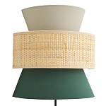 Бра с плетеным декором Bonnie Wicker Green Wall Lamp варинант исполнения - 1 | Loft Concept в Сочи