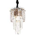 Подвесной хрустальный светильник Harmonica Crystal Gold Hanging Lamp варинант исполнения - 1 | Loft Concept в Сочи