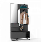 Вешалка настенная цвета графит Strict Lines варинант исполнения - 2 | Loft Concept в Сочи