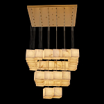 Люстра подвесная с квадратными плафонами из натурального камня Glowing Spheres варинант исполнения - 7 | Loft Concept в Сочи